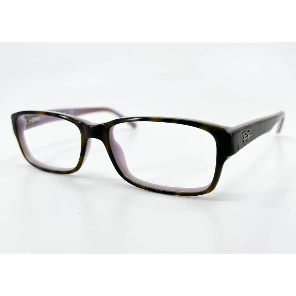 Ray-Ban RB5169 5240 Eyeglasses Frame Brown Tortoise Purple 52-16-140 1881